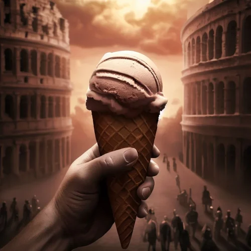 بستنی در رم باستان