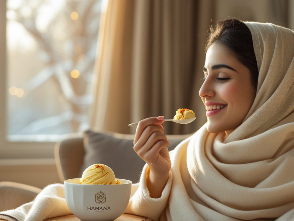 درمان گلودرد با بستنی